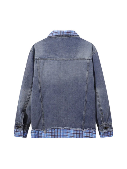 Plaid Border Jacket-S1131