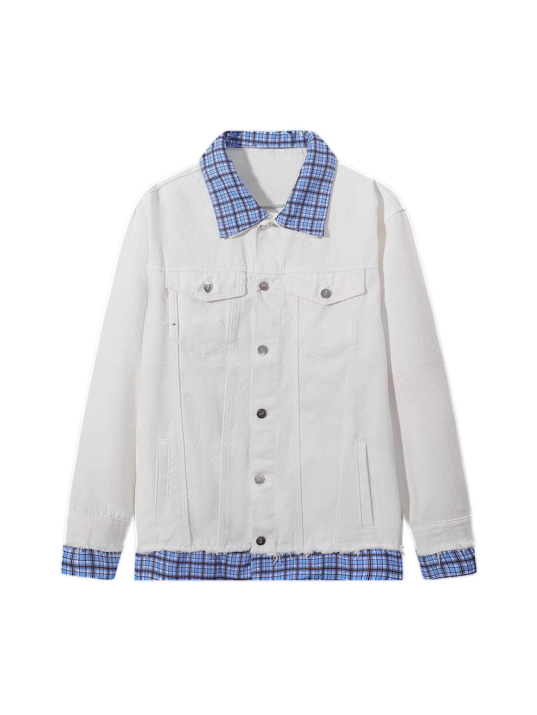 Plaid Border Jacket-S1131