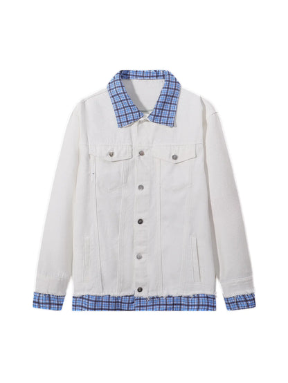 Plaid Border Jacket-S1131