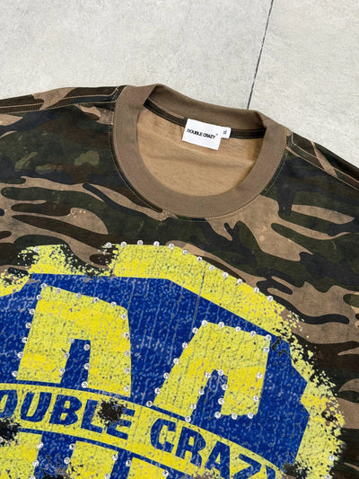 Iced Out Camo Shield Graphic Tee-440