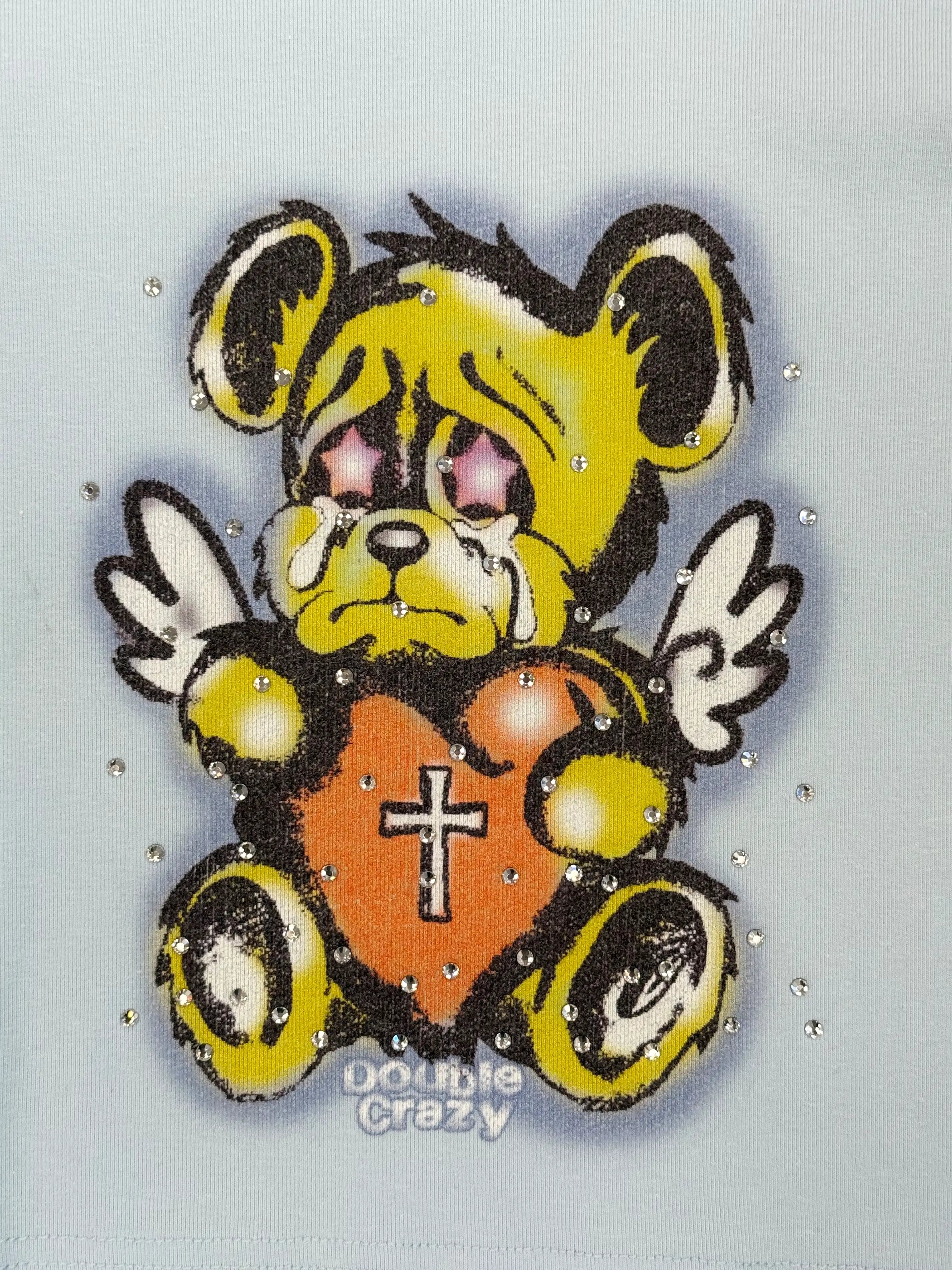 Vintage Boxy Airbrush Bear Tee-442