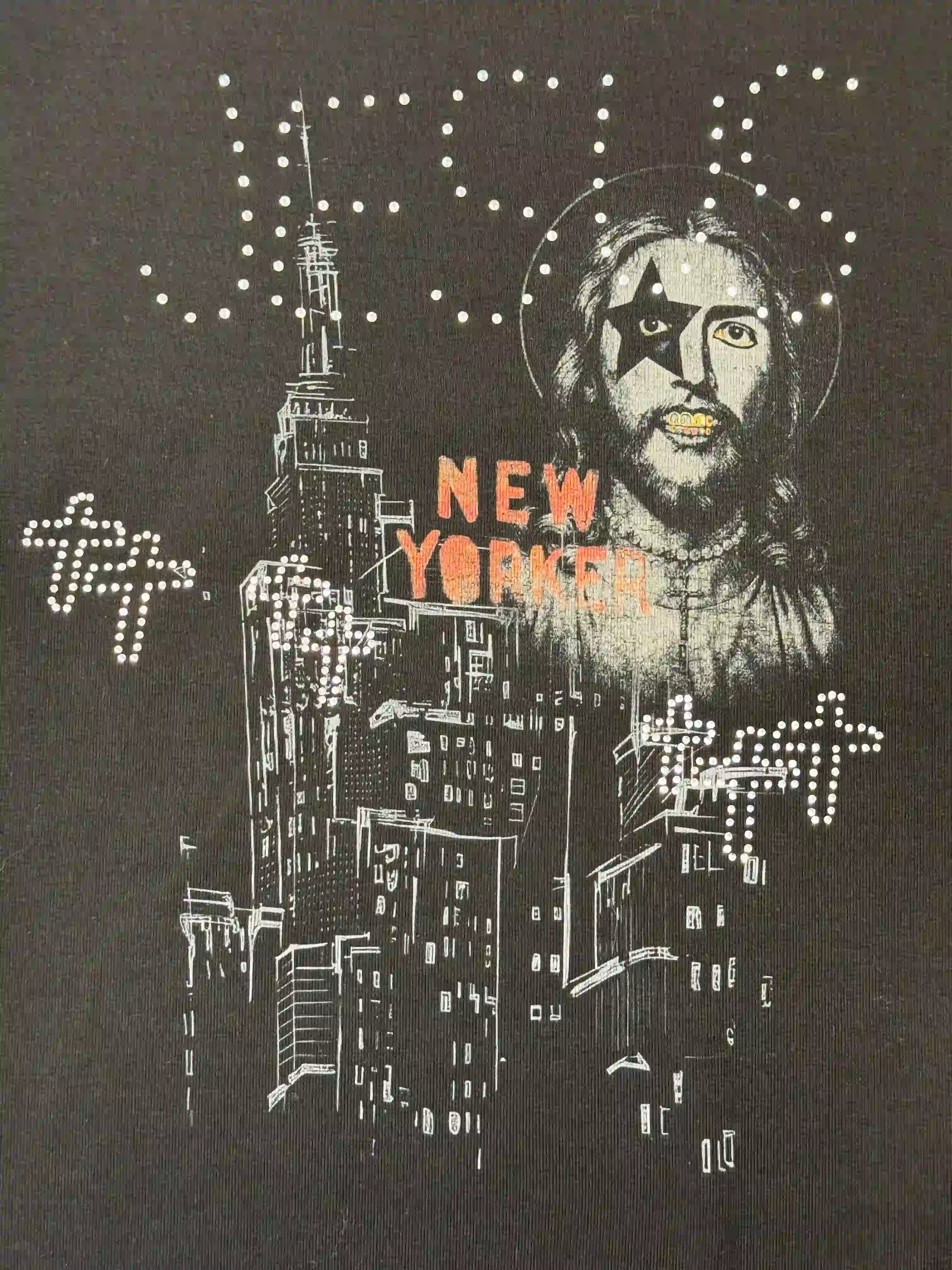 Iced Out NY City Graphic Baby Tee-439