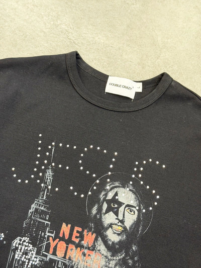 Iced Out NY City Graphic Baby Tee-439