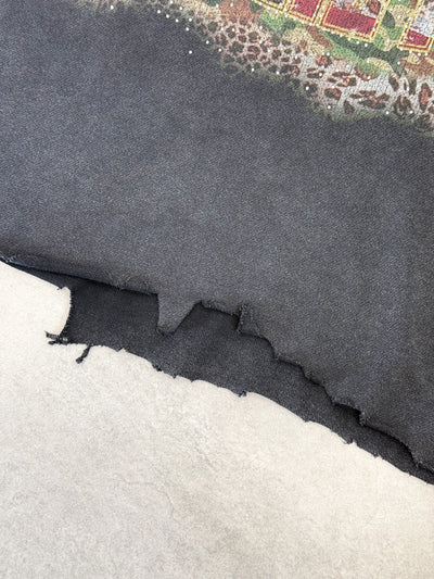 Distressed Boxy USA Flag Tee-432