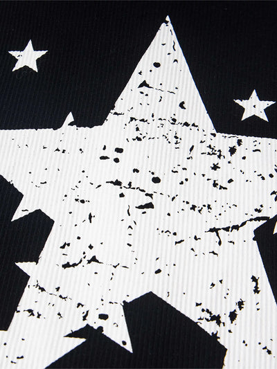 Gothic Star Punk Slim Hoodie Jacket-S1104