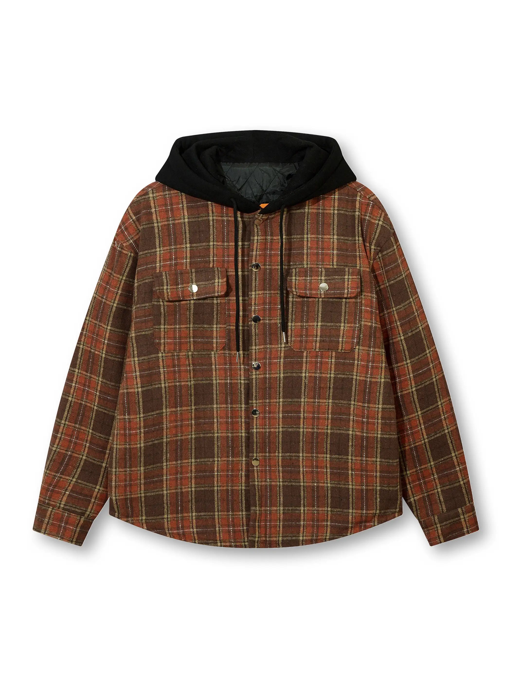 Colorblocked Check Outerwear-S1134