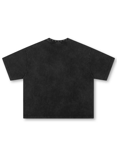 T-shirt vintage Saints avec tour de cou orné de pierres - 457