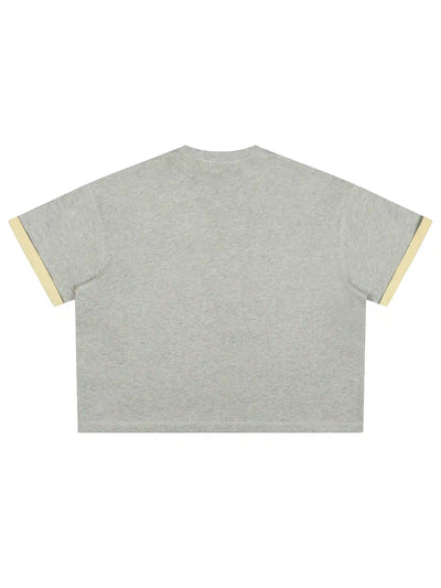 T-shirt ample superposé Miami Bling-475