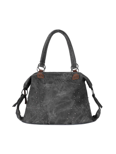 Studded Rock Washed Tote Bag-S1221