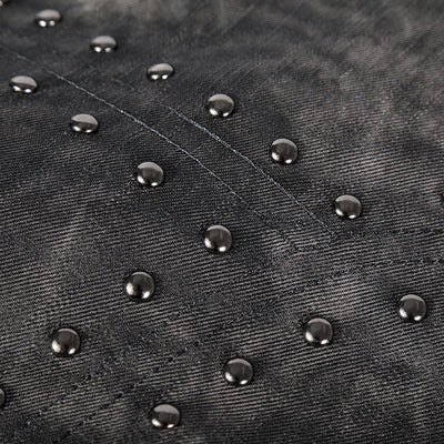 Studded Rock Washed Tote Bag-S1221