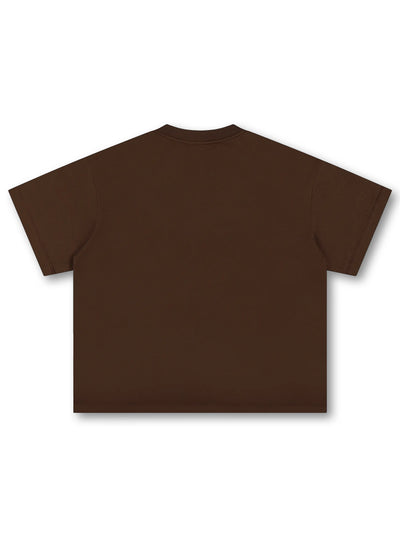 Bling Gold Chain Nail Boxy Tee-593