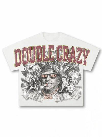 T-shirt graphique Bling Rich Jésus-560