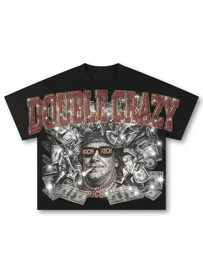 T-shirt graphique Bling Rich Jésus-560