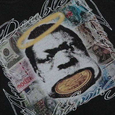 Currency Vintage Waffle Boxy Tee-557