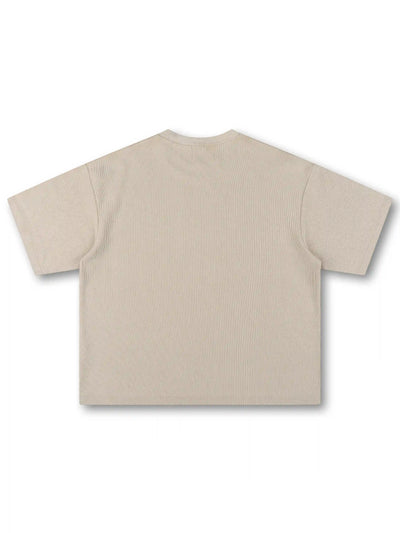 Currency Vintage Waffle Boxy Tee-557