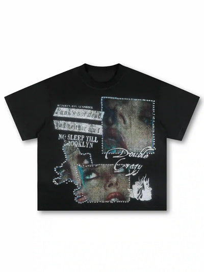 Ironic Bling Pretty Lies Sorona Tee-527