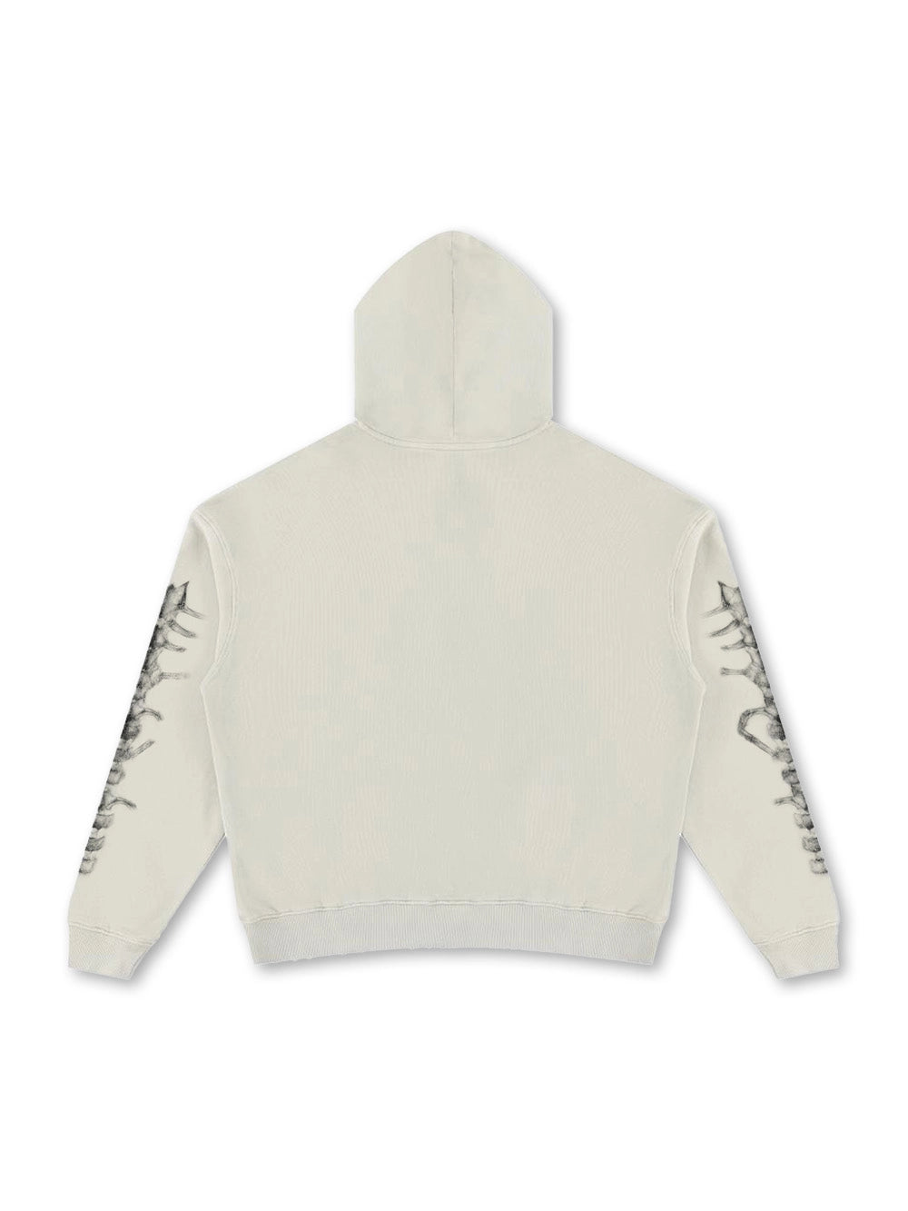 Distressed X-Ray Bone Hoodie-780