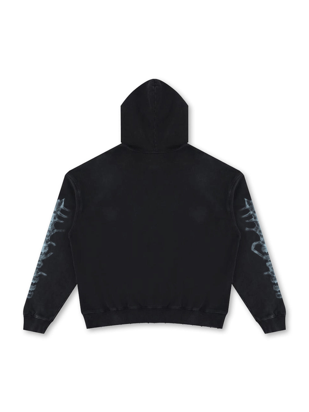 Distressed X-Ray Bone Hoodie-780