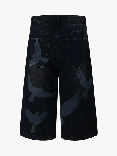 Bird Flight Denim Shorts - S966