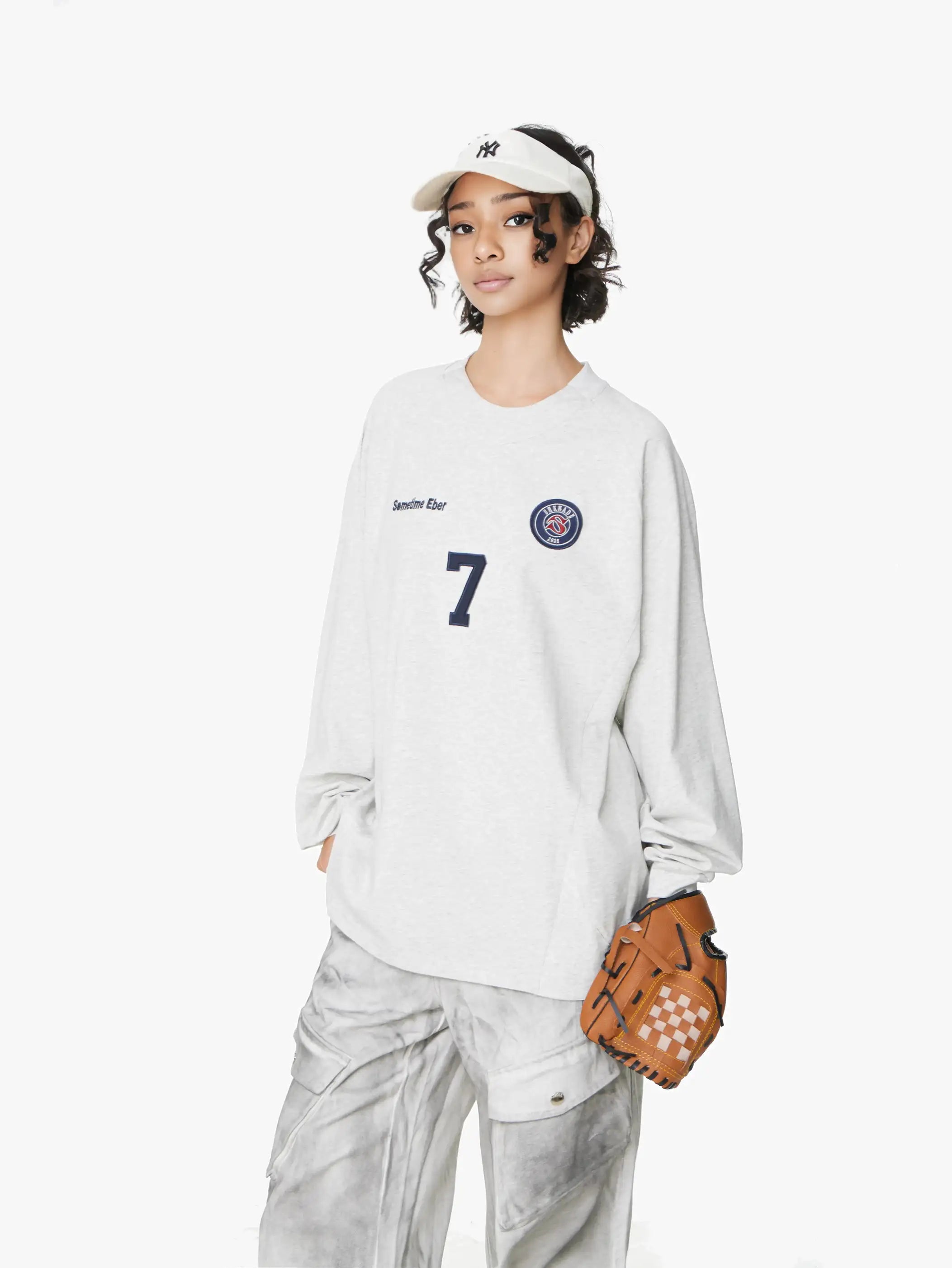 College League Streetwear Long Sleeve T-Shirt-S1105