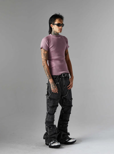 Distressed Street Rebel Jeans-S1180