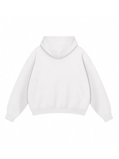 Y2K Grunge Rolling Lips Boxy Hoodie-827
