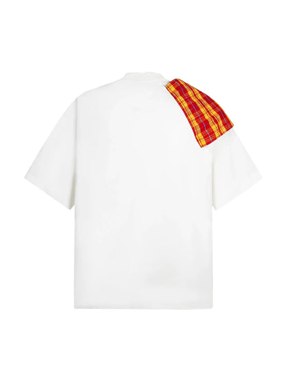 Street Style Plaid T-shirt-S959