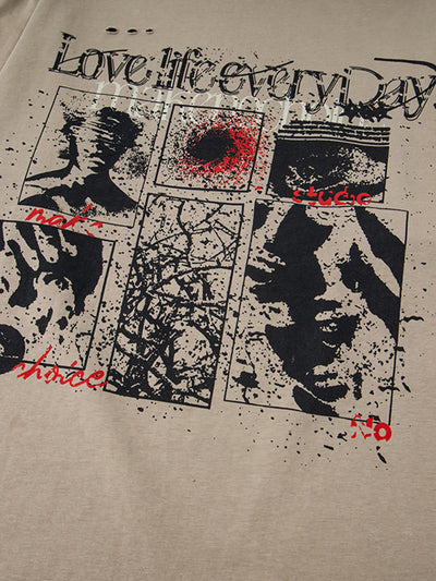 Unisex Rock 'n' Roll Layered Long Sleeve-S1081