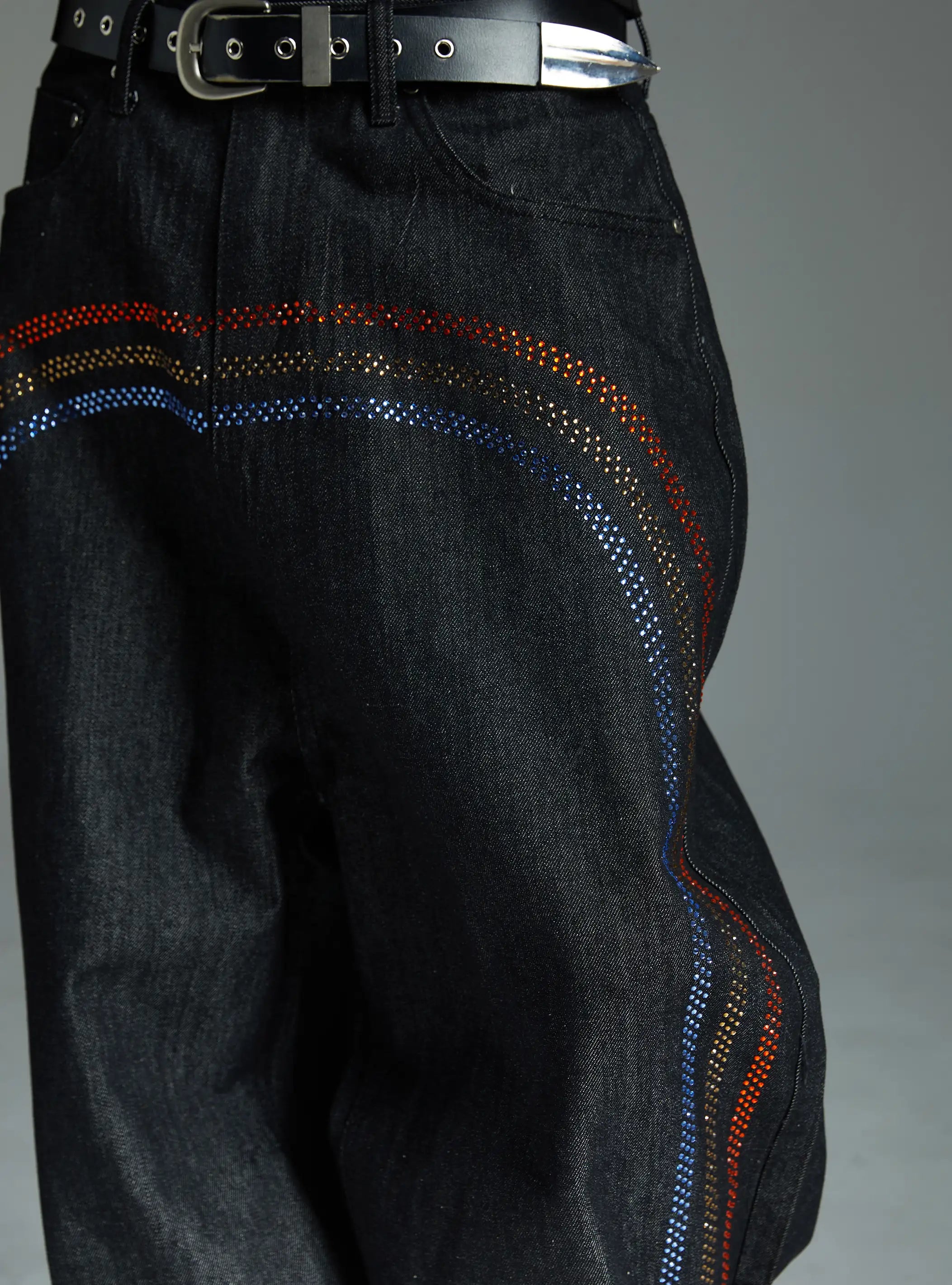 Retro Street Stripe Denim-S1179