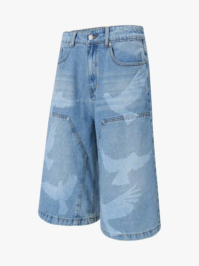 Bird Flight Denim Shorts - S966