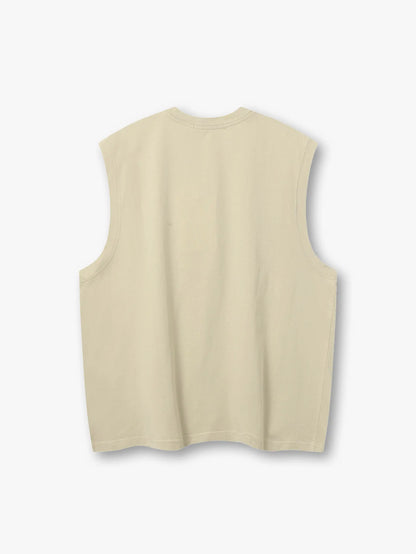 Abstract Portrait Vest-S1099