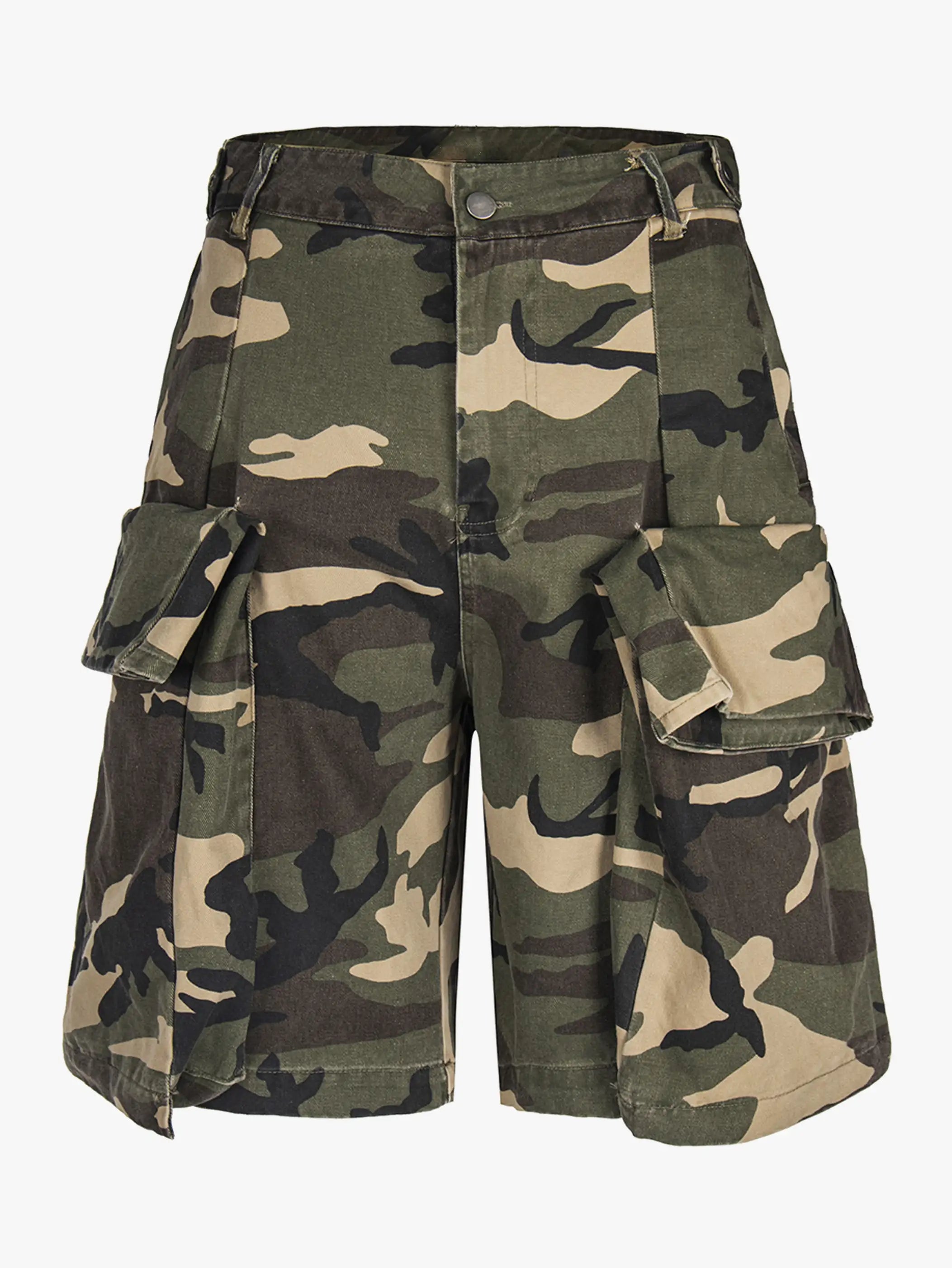 Dual Tone Cargo Shorts-S1102