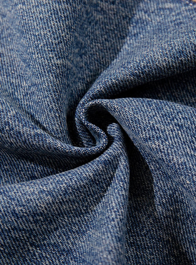 Flame Stitch Trap Jeans-S1187