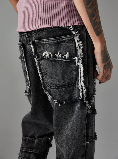 Distressed Street Rebel Jeans-S1180
