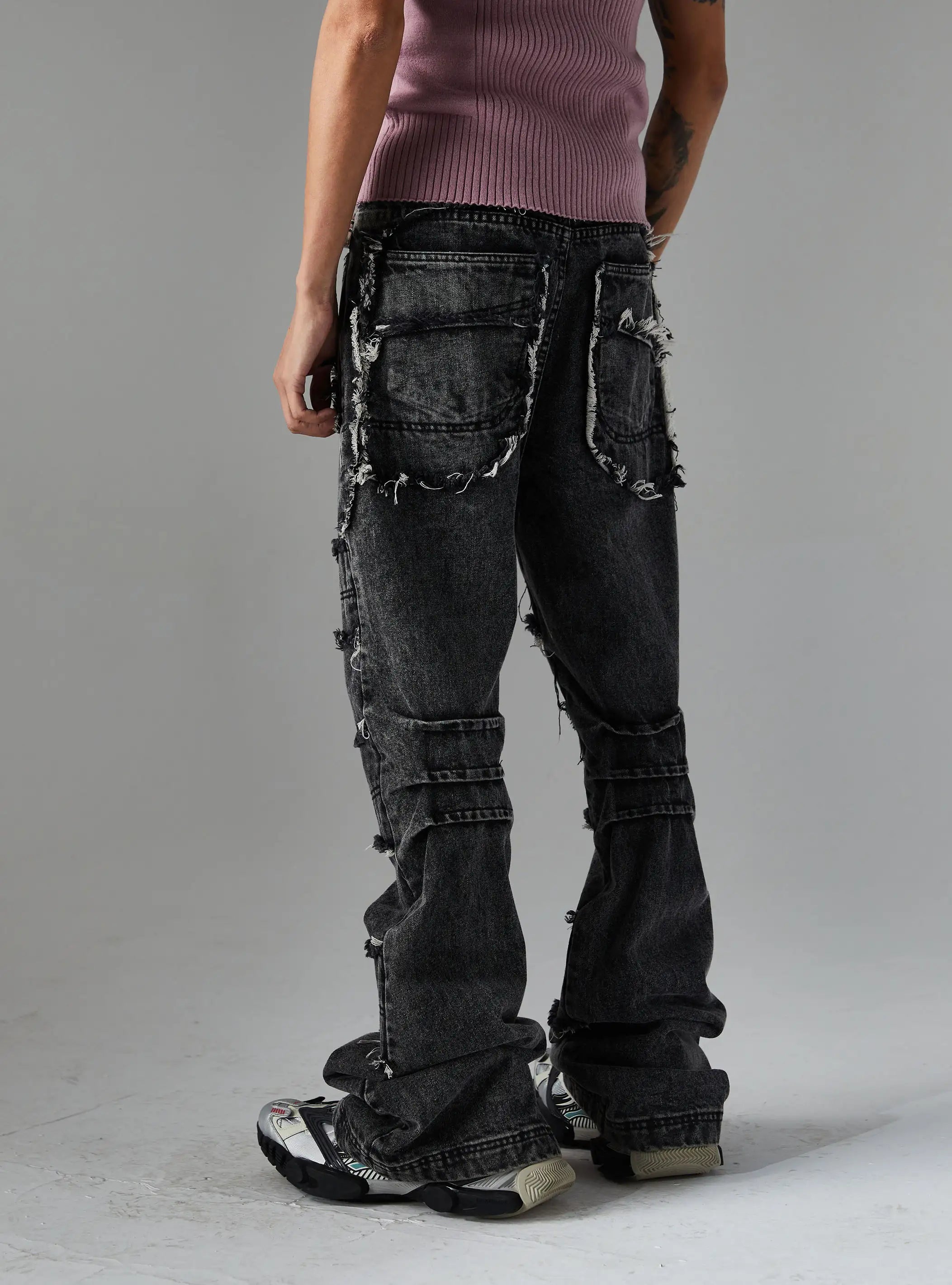 Distressed Street Rebel Jeans-S1180