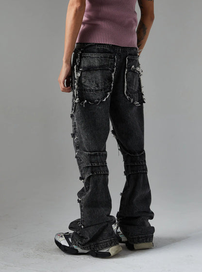 Distressed Street Rebel Jeans-S1180