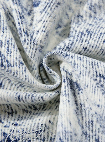 Embroidered Wide-Leg Cotton Pant-S1205