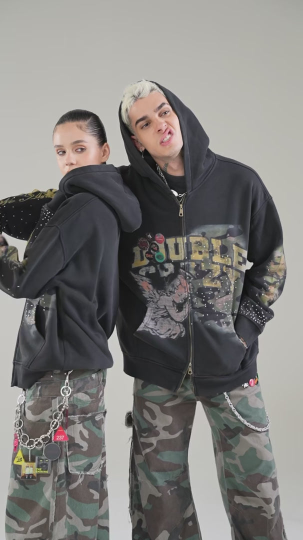 Royal Angel Zip Hoodie-415