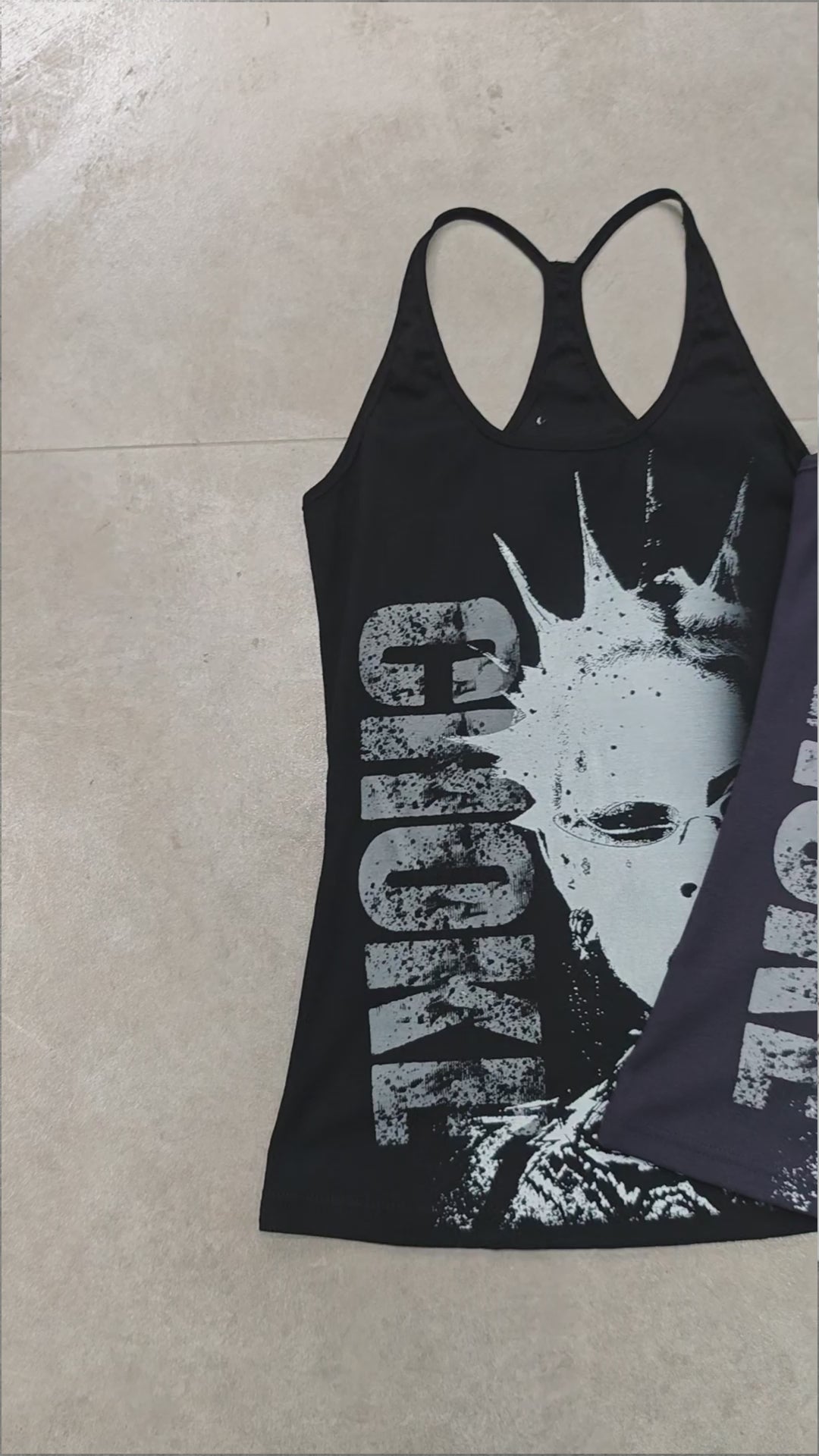 Fierce 'Choke' Graphic Racerback-273