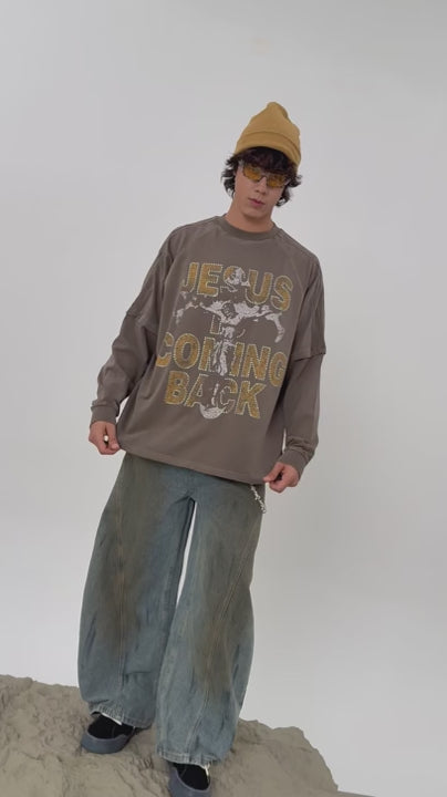 Retro Faith Layered Longsleeve-344