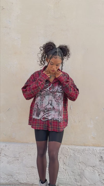 Halo Plaid shirt-388