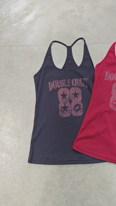 DOUBLE CRAZY 88 Star & Lips Tank-275